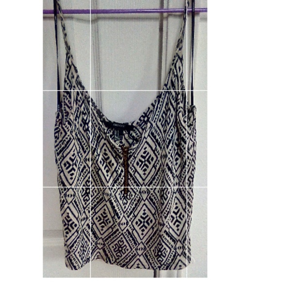 Forever 21 Tribal Print Sleeveless Top - Picture 3 of 5